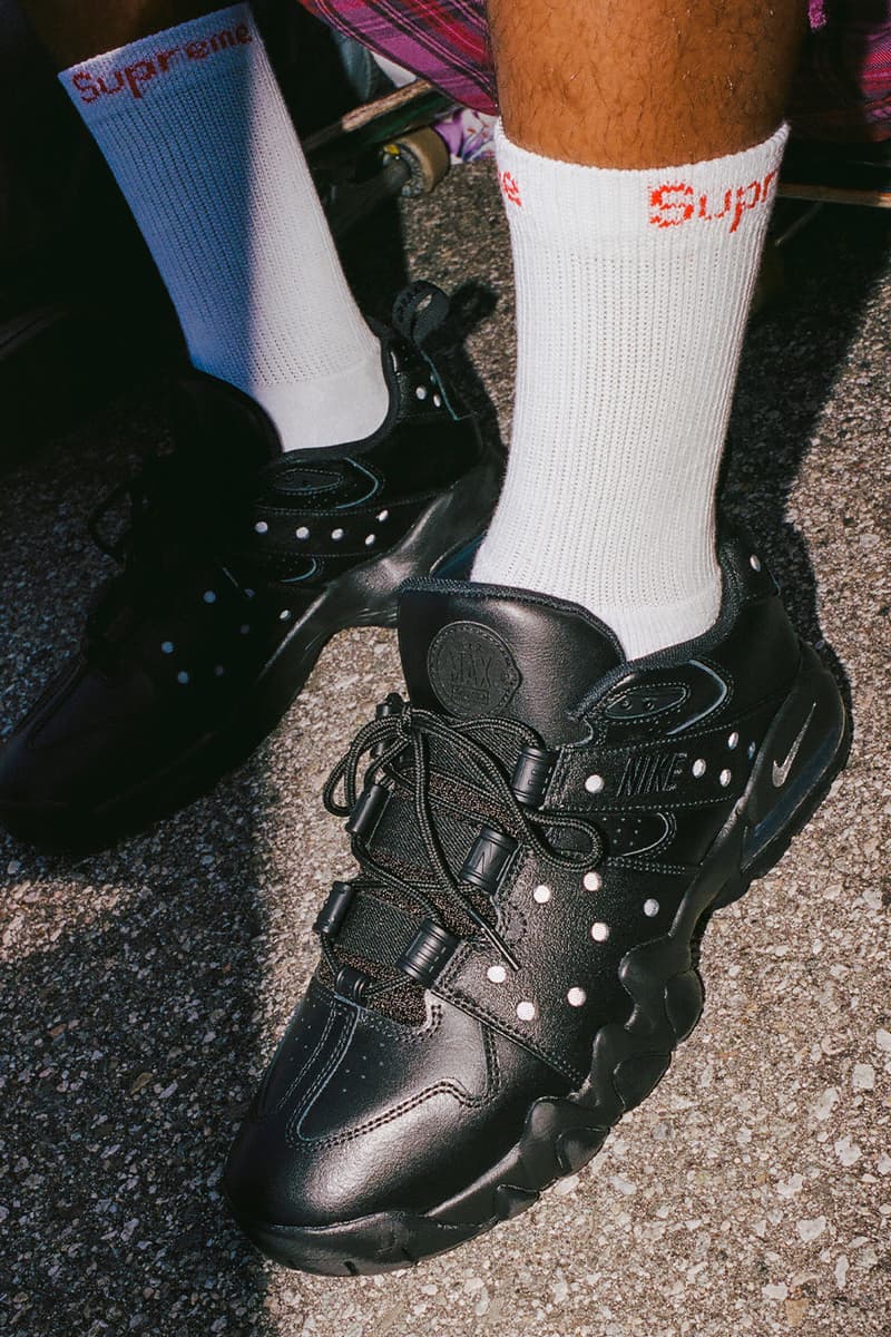 Supreme x Nike SB Air Max 2 CB '94 Low Spring 2026 Collaboration three colorways black white gold leather premium swoosh 