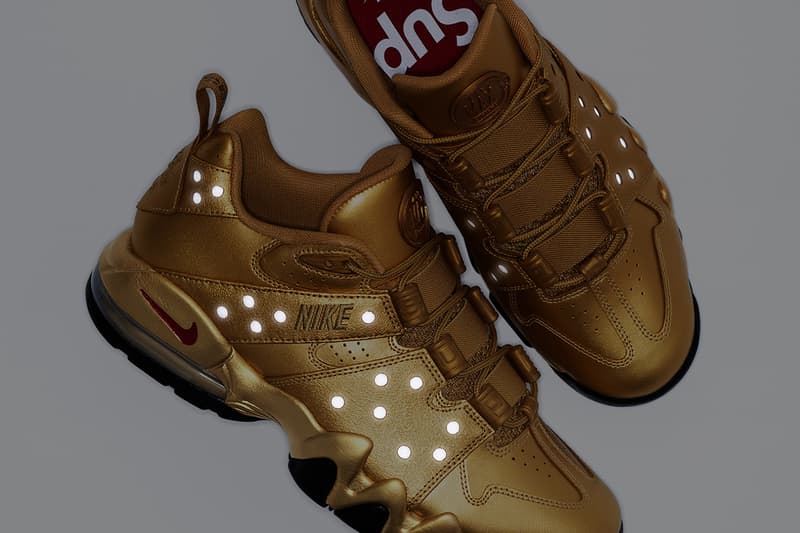 Supreme x Nike SB Air Max 2 CB '94 Low Spring 2026 Collaboration three colorways black white gold leather premium swoosh 