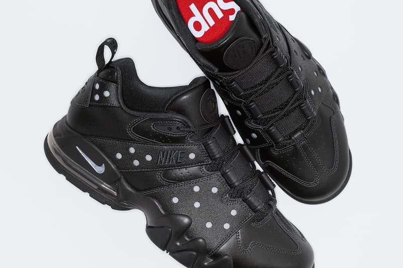 Supreme x Nike SB Air Max 2 CB '94 Low Spring 2026 Collaboration three colorways black white gold leather premium swoosh 
