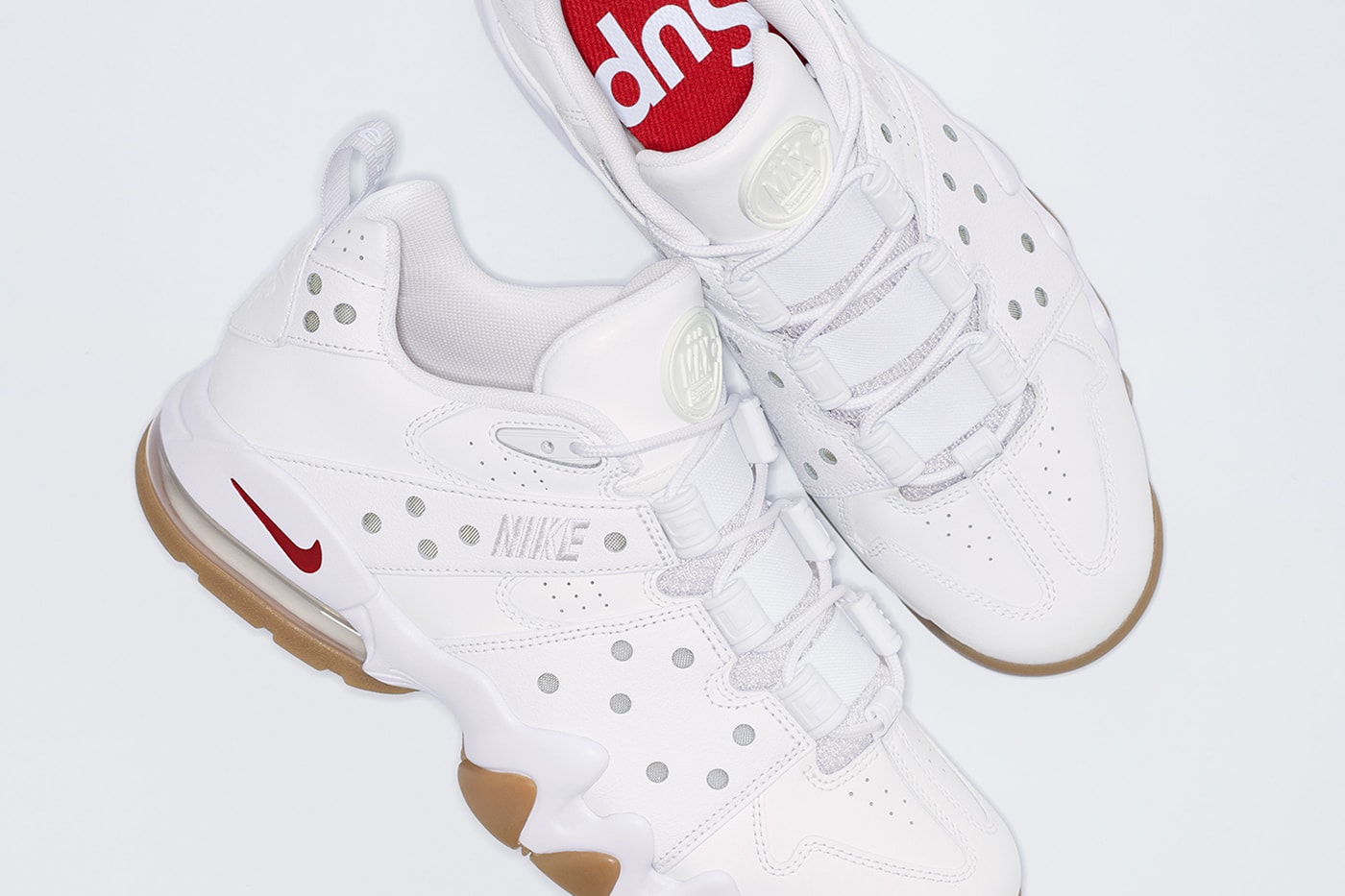 Supreme x Nike SB Air Max 2 CB '94 Low Spring 2026 Collaboration three colorways black white gold leather premium swoosh 