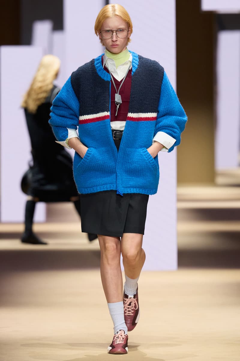 fila milano milan fashion week alistair carr fall winter 2026 runway collection track jacket blousons waterproof trousers color block boots sneakers sports style