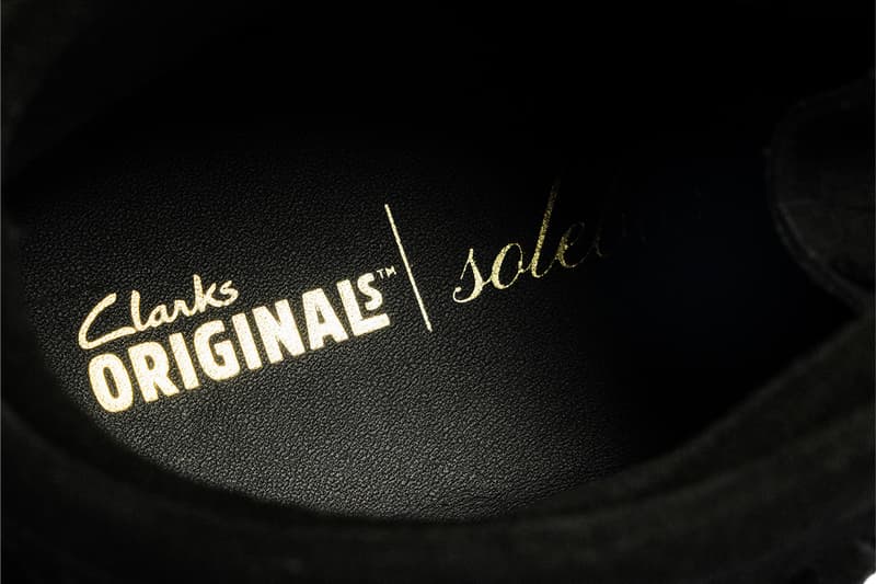 solebox Clarks Originals Wallabee black rose collaboration collection Release Info