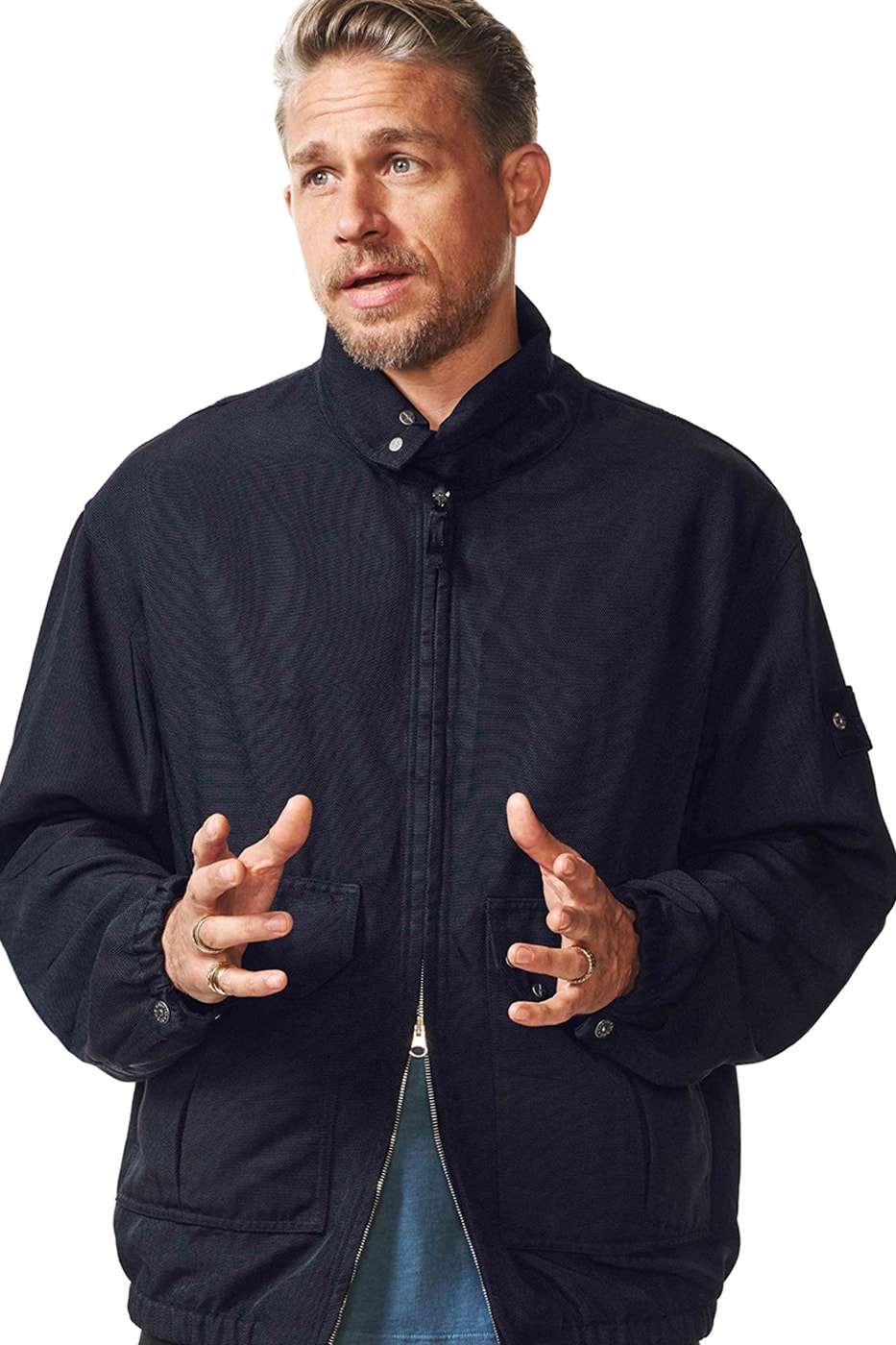 Stone Island Reveals SS26 Denim Research Collection lookbook charlie hunnam