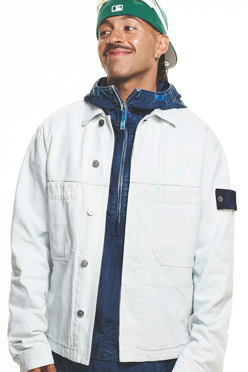 Stone Island Reveals SS26 Denim Research Collection lookbook charlie hunnam