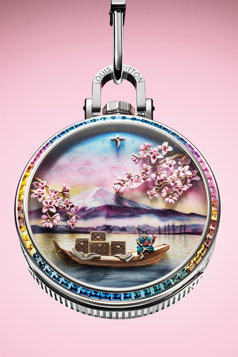 Louis Vuitton Escale au Mont Fuji Pocket Watch announcement images