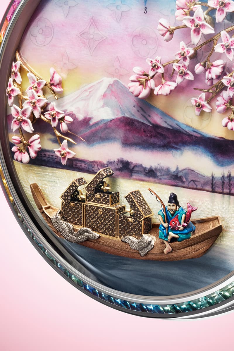 Louis Vuitton Escale au Mont Fuji Pocket Watch announcement images