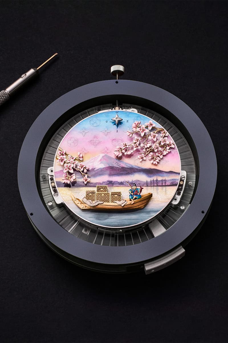 Louis Vuitton Escale au Mont Fuji Pocket Watch announcement images