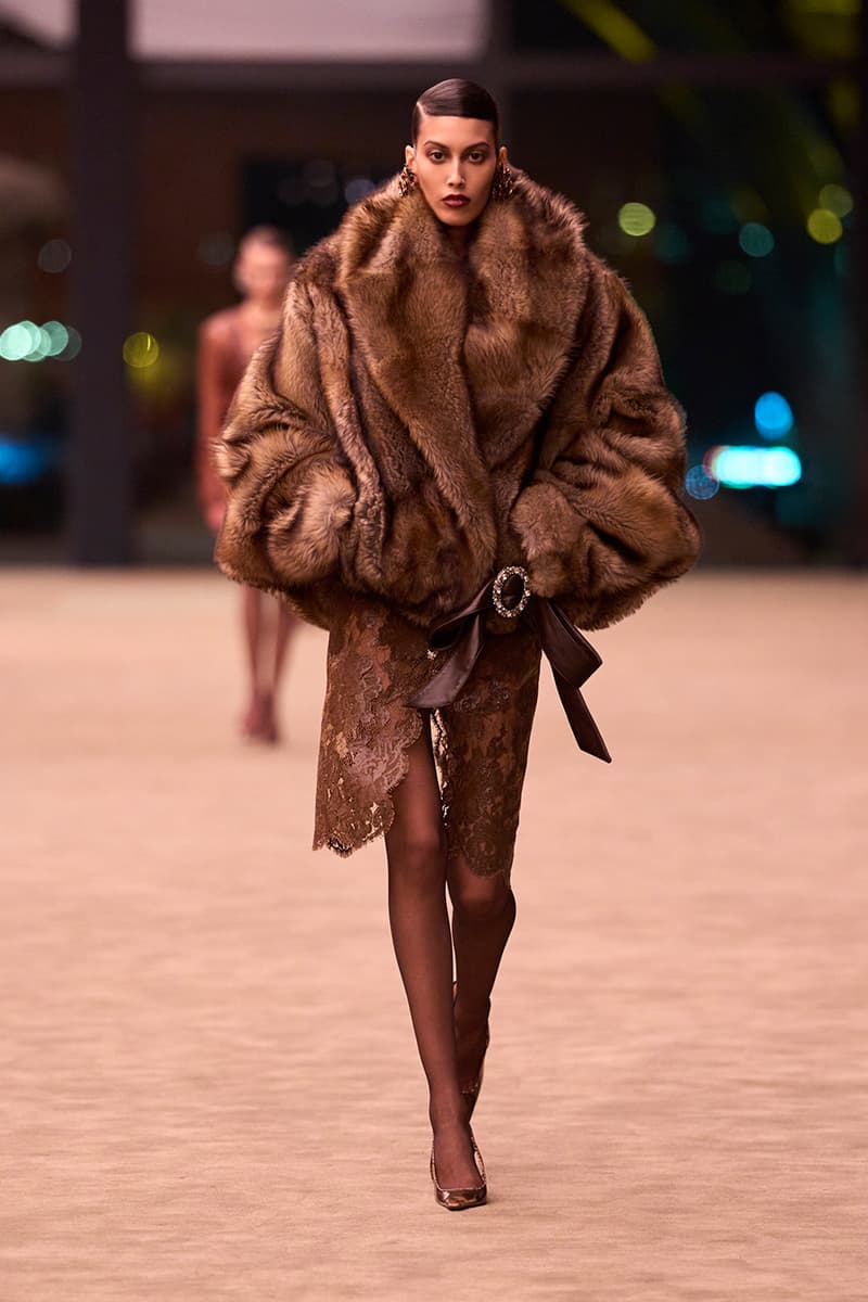 Anthony Vaccarello Strips Back to Foundational Tailoring for Saint Laurent's Winter 2026 Collection romy schneider glass runway paris fashion week