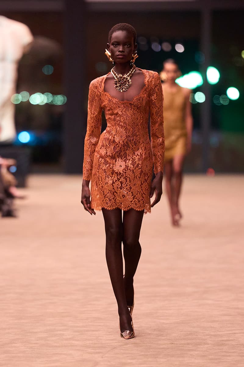 Anthony Vaccarello Strips Back to Foundational Tailoring for Saint Laurent's Winter 2026 Collection romy schneider glass runway paris fashion week