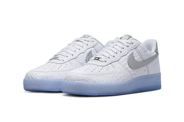 Nike Air Force 1 Low "White Croc" IR1981-100 release info swoosh af1 all white