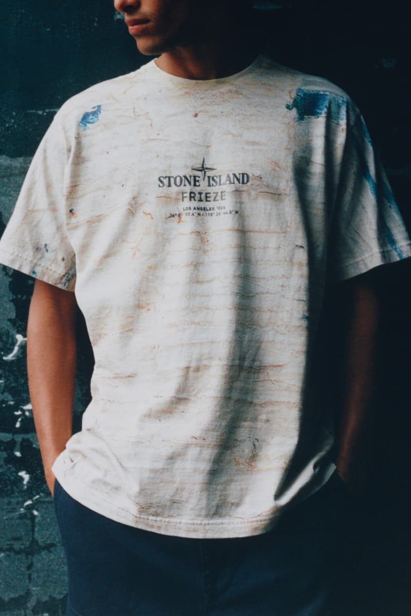 Stone Island Frieze Los Angeles 2026 Tee Collaboration Info Jamal Cyrus Closer Look 