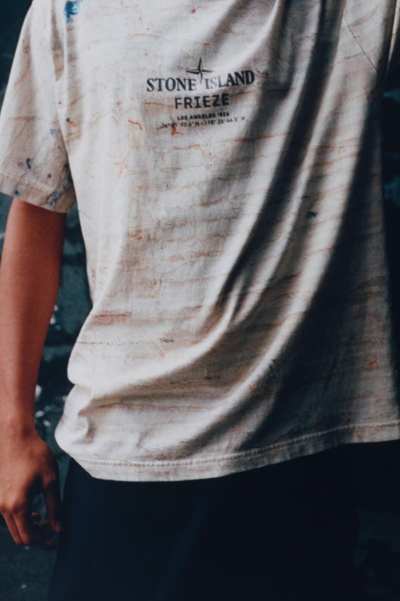 Stone Island Frieze Los Angeles 2026 Tee Collaboration Info Jamal Cyrus Closer Look 