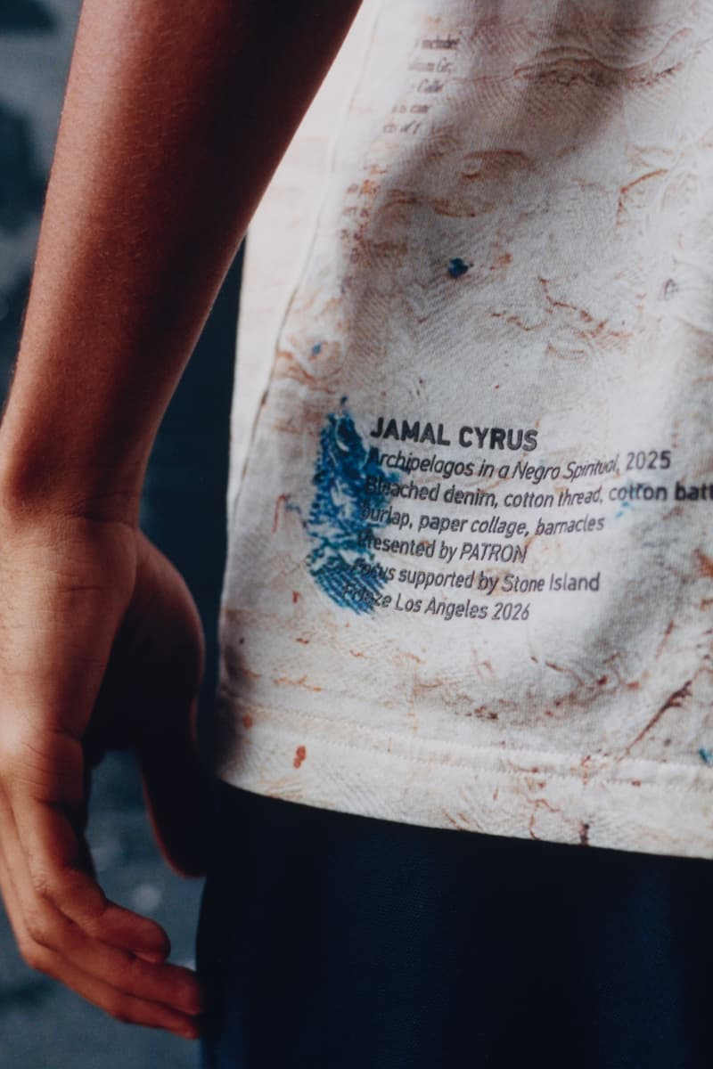 Stone Island Frieze Los Angeles 2026 Tee Collaboration Info Jamal Cyrus Closer Look 