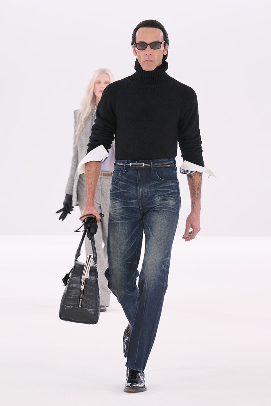 Tom Ford Haider Ackermann FW26 Paris Fashion Week Runway Collection looks Tom Ford FW26 Channels 'American Psycho' for a Masterclass in Sinister Seduction