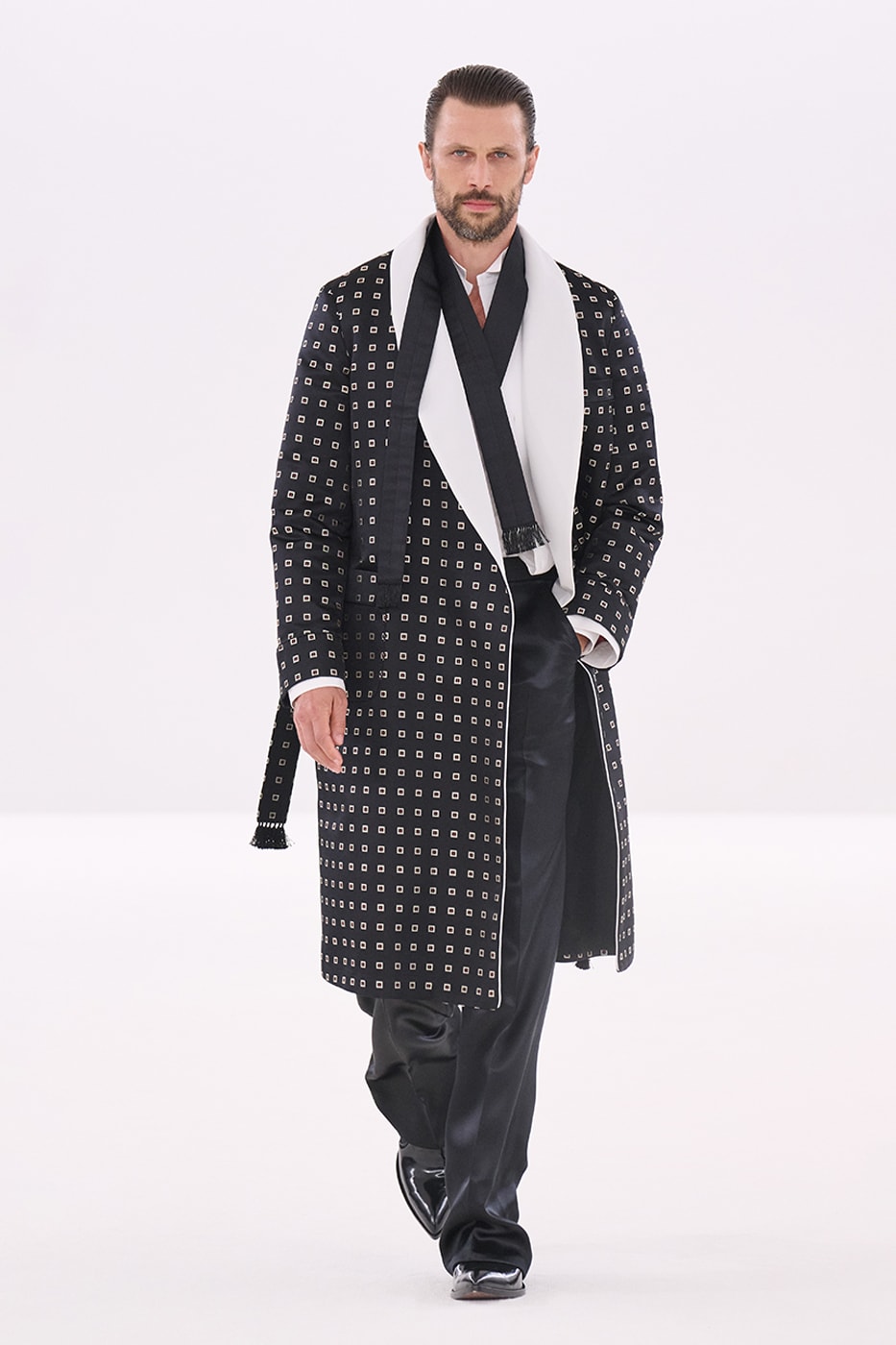Tom Ford Haider Ackermann FW26 Paris Fashion Week Runway Collection looks Tom Ford FW26 Channels 'American Psycho' for a Masterclass in Sinister Seduction