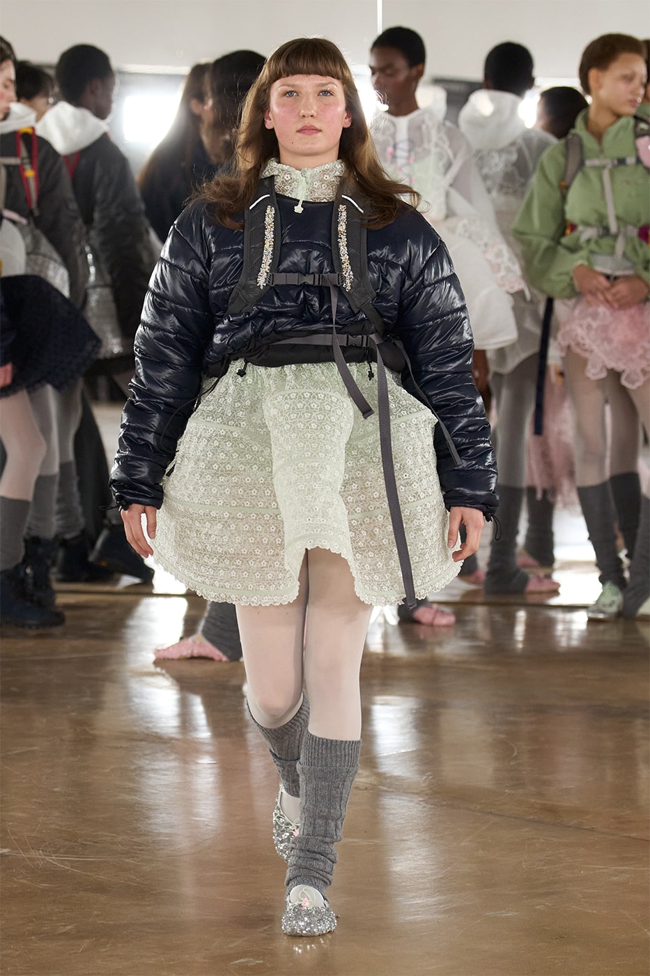 Cecilie Bahnsen Transforms the Runway Into a Dance Studio for Her FW26 "Practice" Collection