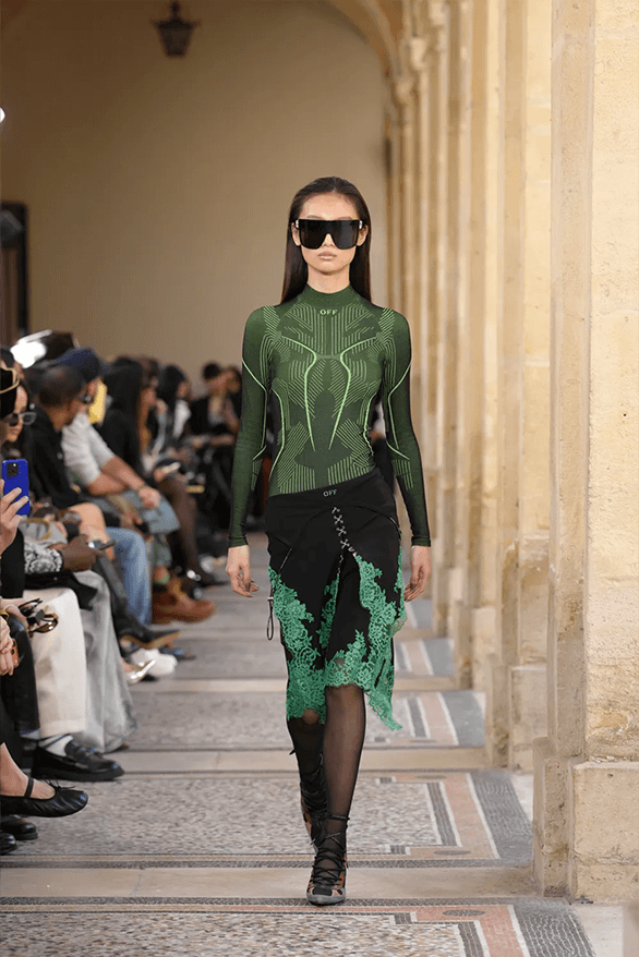 Off-White™ Fall Winter 2026 Paris Fashion Week menswear womenswear ib kamara runway