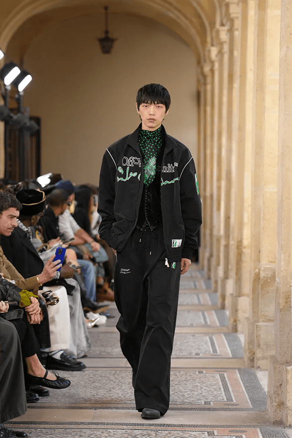 Off-White™ Fall Winter 2026 Paris Fashion Week menswear womenswear ib kamara runway