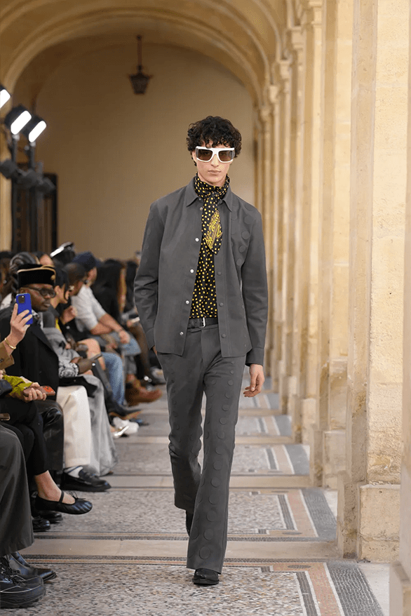 Off-White™ Fall Winter 2026 Paris Fashion Week menswear womenswear ib kamara runway