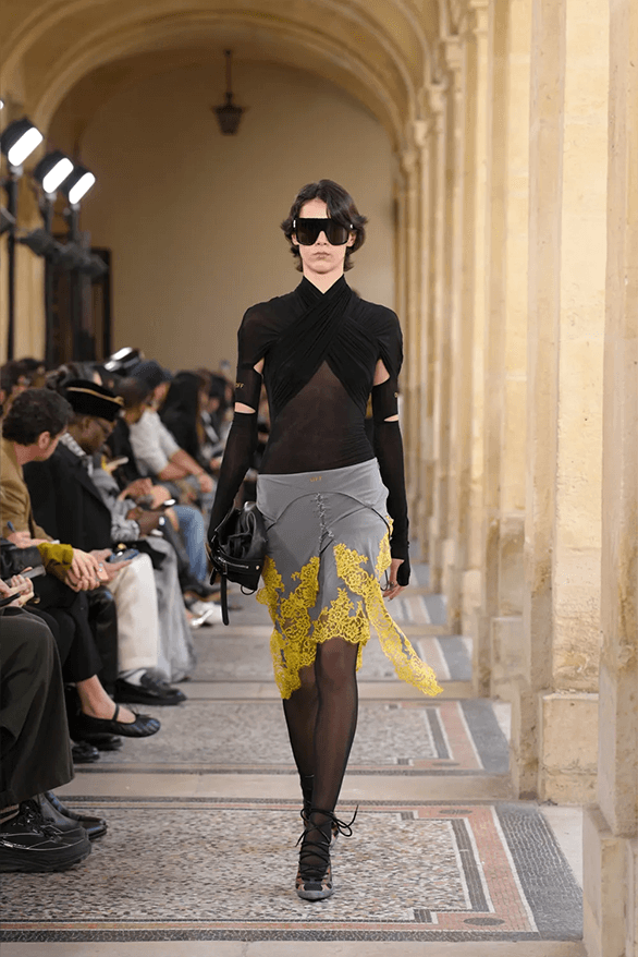 Off-White™ Fall Winter 2026 Paris Fashion Week menswear womenswear ib kamara runway