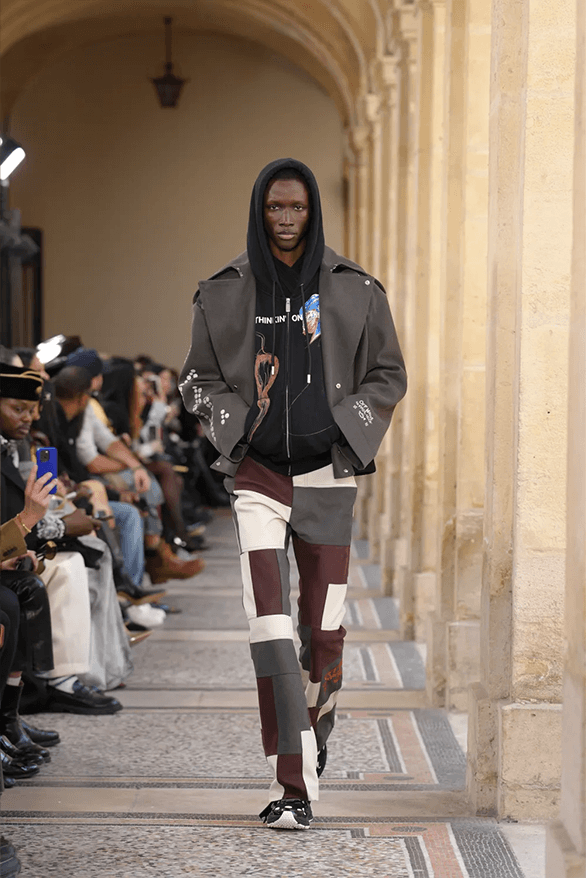 Off-White™ Fall Winter 2026 Paris Fashion Week menswear womenswear ib kamara runway