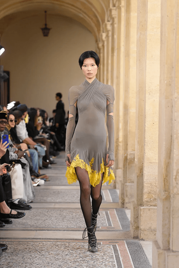 Off-White™ Fall Winter 2026 Paris Fashion Week menswear womenswear ib kamara runway