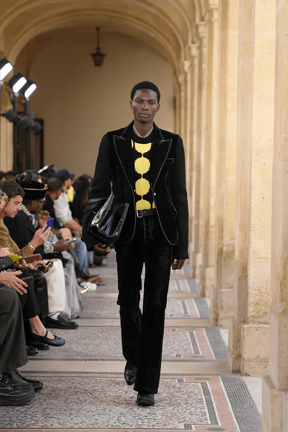 Off-White™ Fall Winter 2026 Paris Fashion Week menswear womenswear ib kamara runway