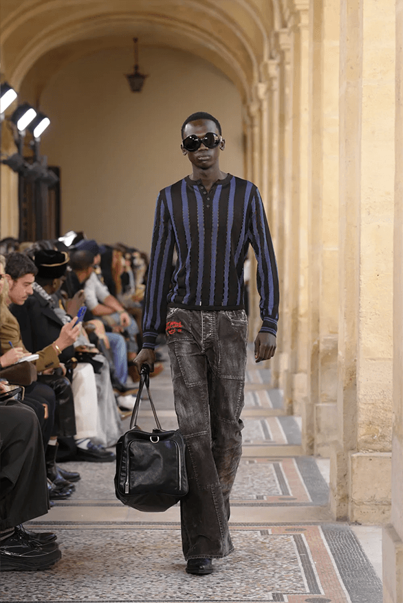 Off-White™ Fall Winter 2026 Paris Fashion Week menswear womenswear ib kamara runway