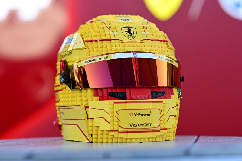 LEGO Unveils New Scuderia Ferrari HP Driver Helmets at the Australian Grand Prix