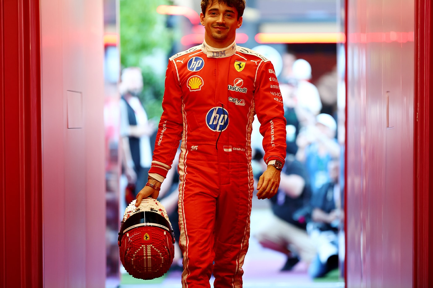 LEGO Unveils New Scuderia Ferrari HP Driver Helmets at the Australian Grand Prix
