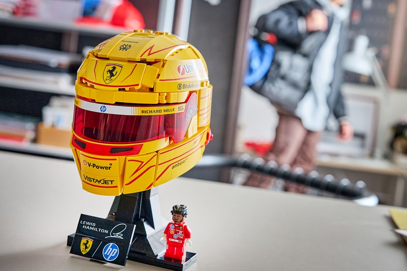 LEGO Unveils New Scuderia Ferrari HP Driver Helmets at the Australian Grand Prix