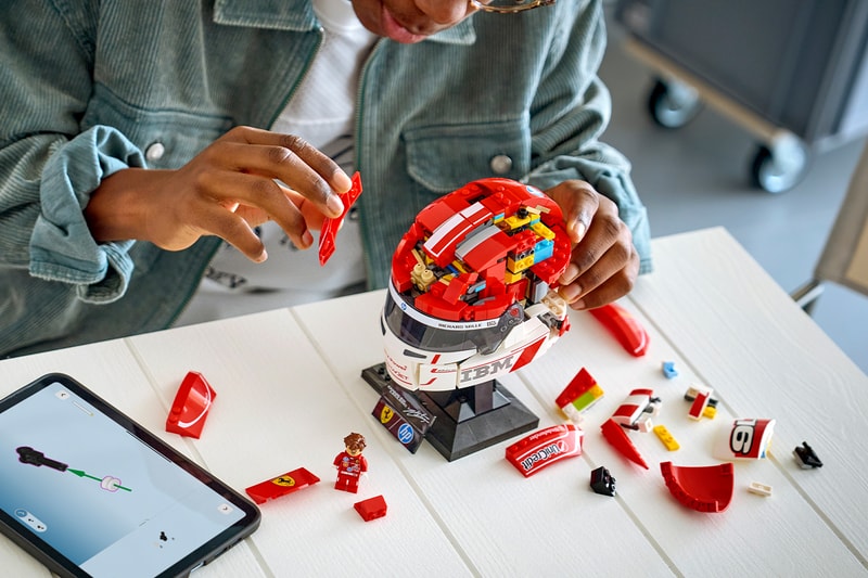 LEGO Unveils New Scuderia Ferrari HP Driver Helmets at the Australian Grand Prix