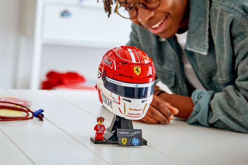 LEGO Unveils New Scuderia Ferrari HP Driver Helmets at the Australian Grand Prix