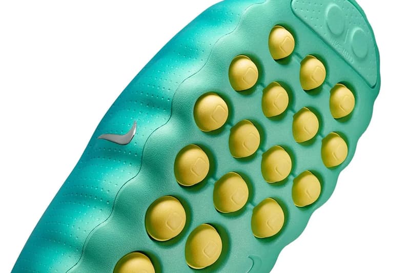 Nike Mind 001 “Geode Teal” HQ4307-301 Release Info Geode Teal/Metallic Cool Grey-Light Menta-Canary-White