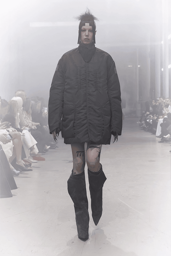 Rick Owens Fall Winter 2026 Paris Fashion Week womenswear runway