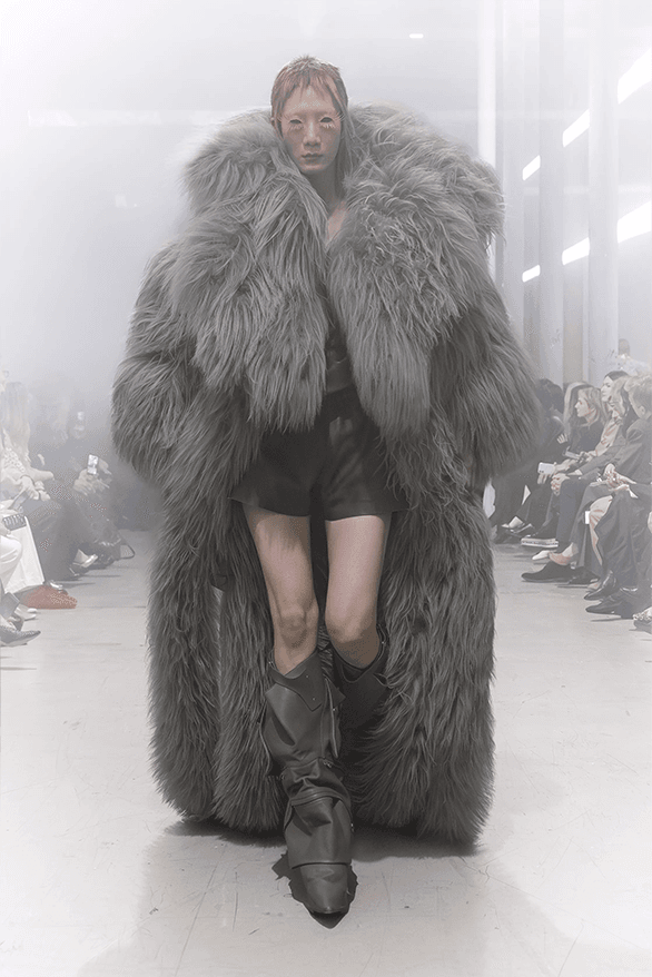 Rick Owens Fall Winter 2026 Paris Fashion Week womenswear runway