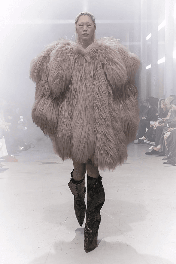 Rick Owens Fall Winter 2026 Paris Fashion Week womenswear runway
