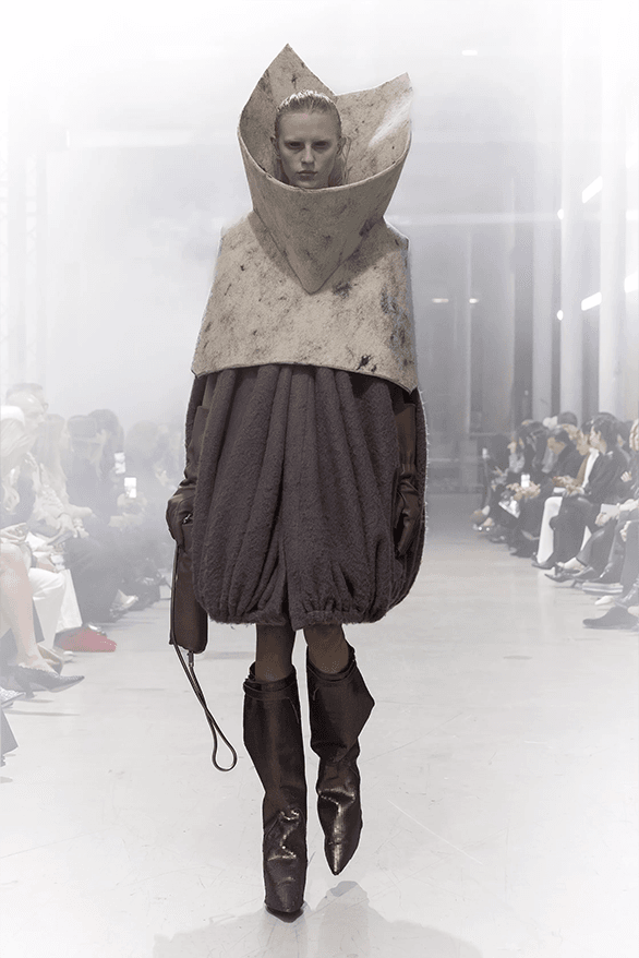 Rick Owens Fall Winter 2026 Paris Fashion Week womenswear runway