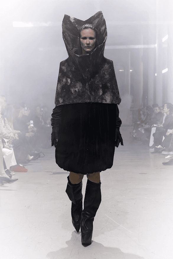Rick Owens Fall Winter 2026 Paris Fashion Week womenswear runway