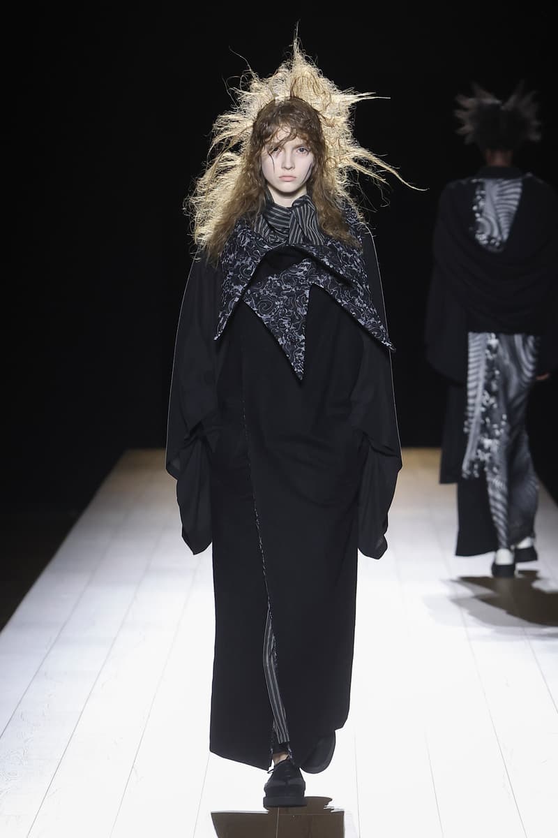 Yohji Yamamoto Fall Winter 2026 Paris Fashion Week womenswear runway
