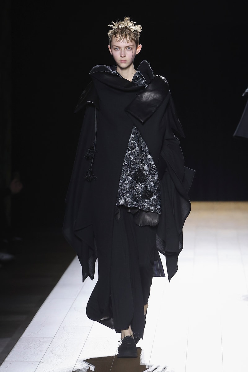 Yohji Yamamoto Fall Winter 2026 Paris Fashion Week womenswear runway