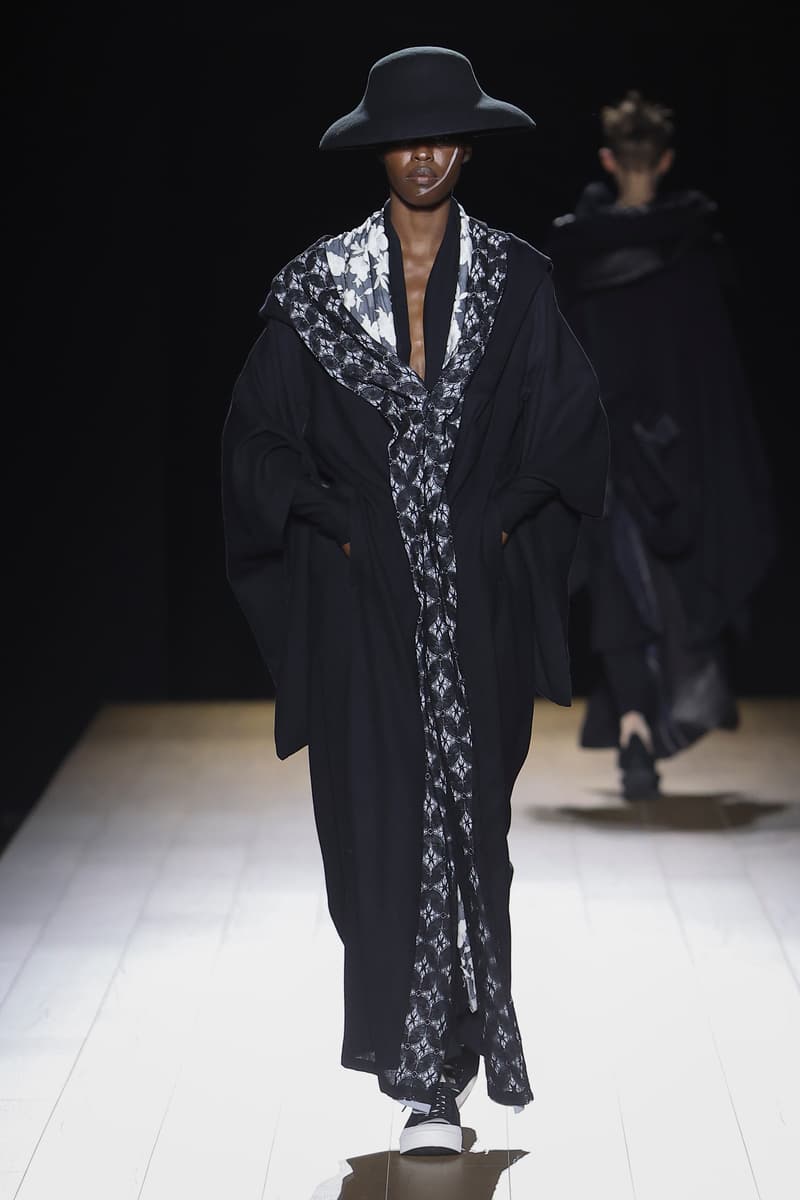 Yohji Yamamoto Fall Winter 2026 Paris Fashion Week womenswear runway