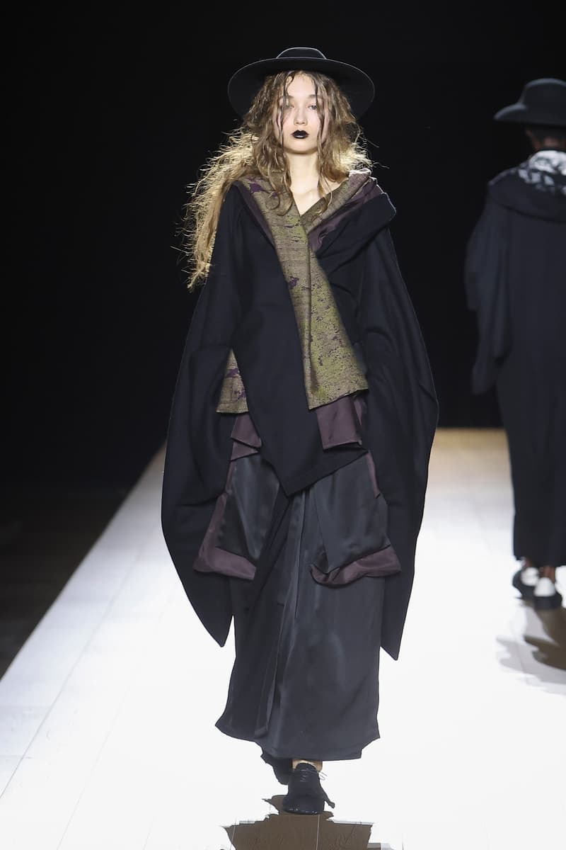 Yohji Yamamoto Fall Winter 2026 Paris Fashion Week womenswear runway