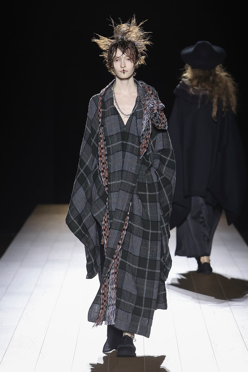 Yohji Yamamoto Fall Winter 2026 Paris Fashion Week womenswear runway