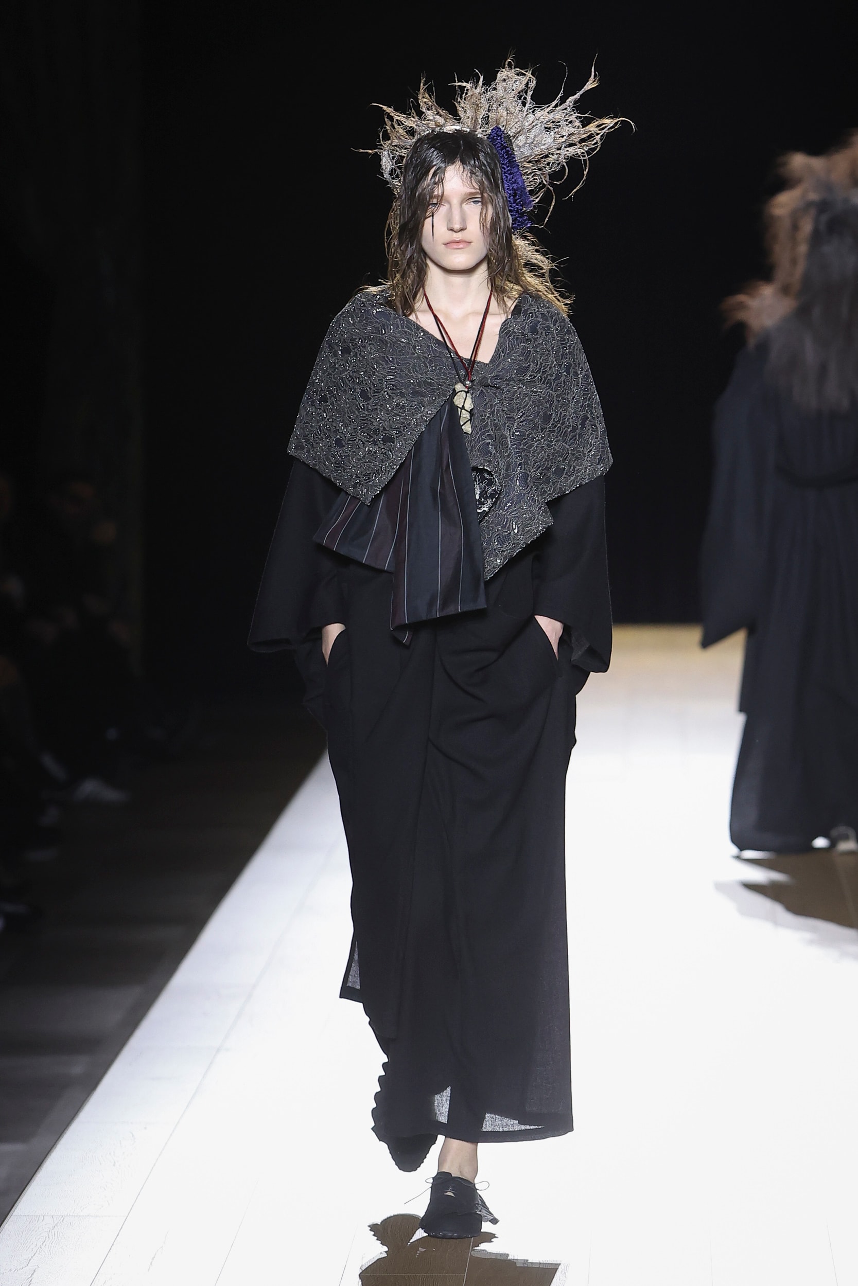 Yohji Yamamoto Fall Winter 2026 Paris Fashion Week womenswear runway