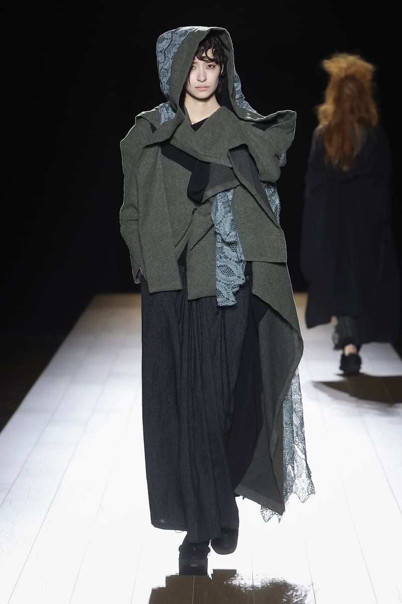 Yohji Yamamoto Fall Winter 2026 Paris Fashion Week womenswear runway