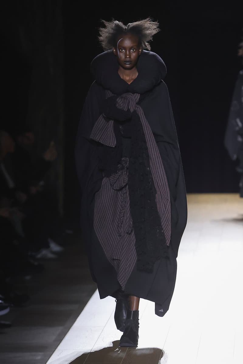 Yohji Yamamoto Fall Winter 2026 Paris Fashion Week womenswear runway