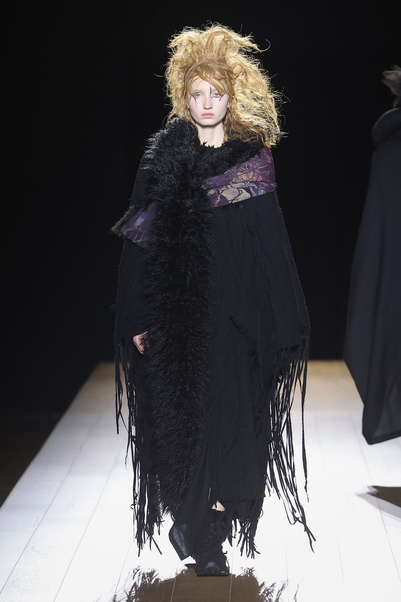 Yohji Yamamoto Fall Winter 2026 Paris Fashion Week womenswear runway