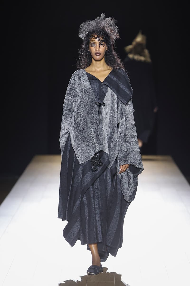 Yohji Yamamoto Fall Winter 2026 Paris Fashion Week womenswear runway