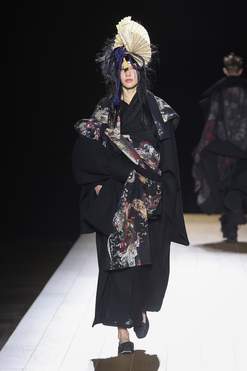 Yohji Yamamoto Fall Winter 2026 Paris Fashion Week womenswear runway